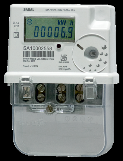 Secure Netmeter 1 Phase 5-30A (Model-SARAL)